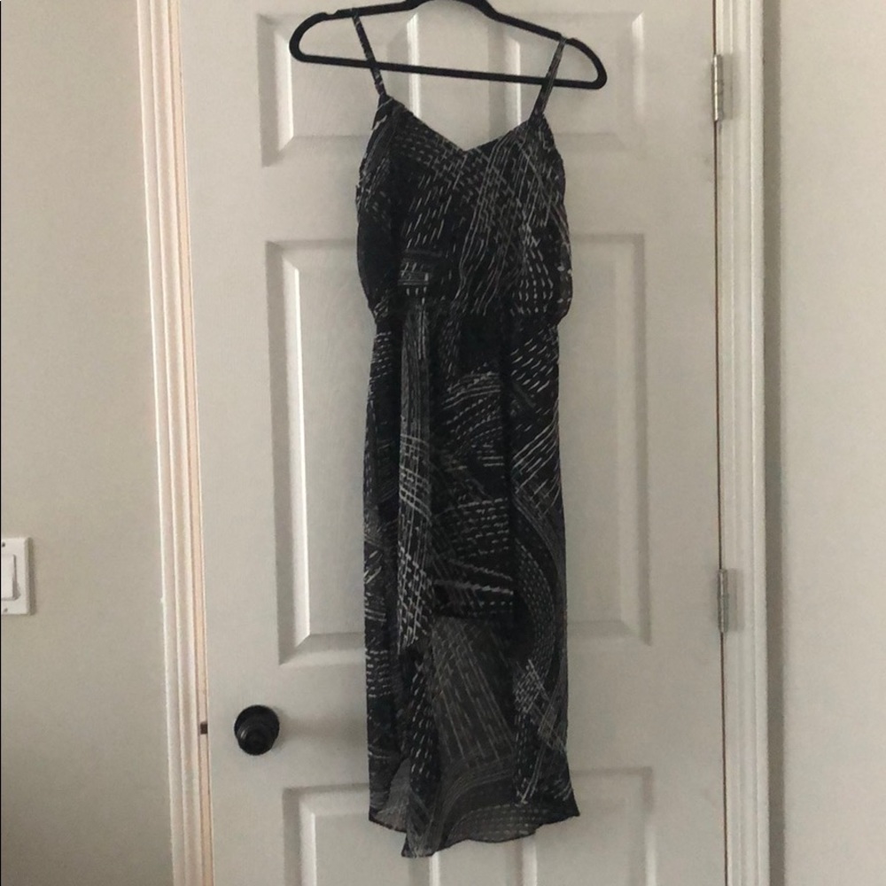 Black and white dress